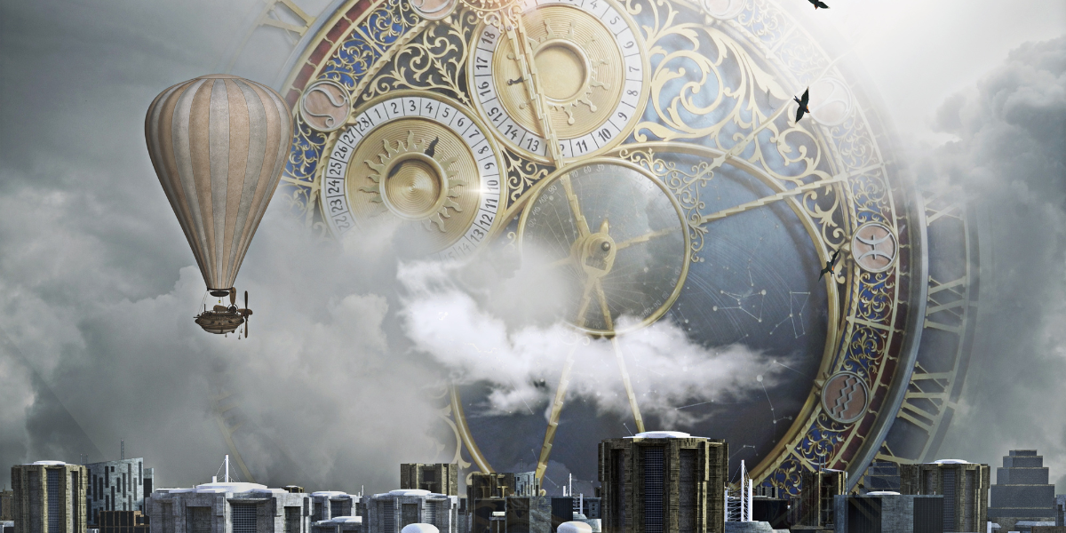 Ciudad Steampunk por Canva